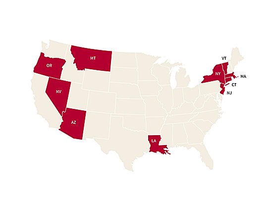 states with Right to Counsel for Children cropped